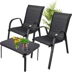 Meble ogrodowe balkonowe zestaw - krzesła stolik kawowy