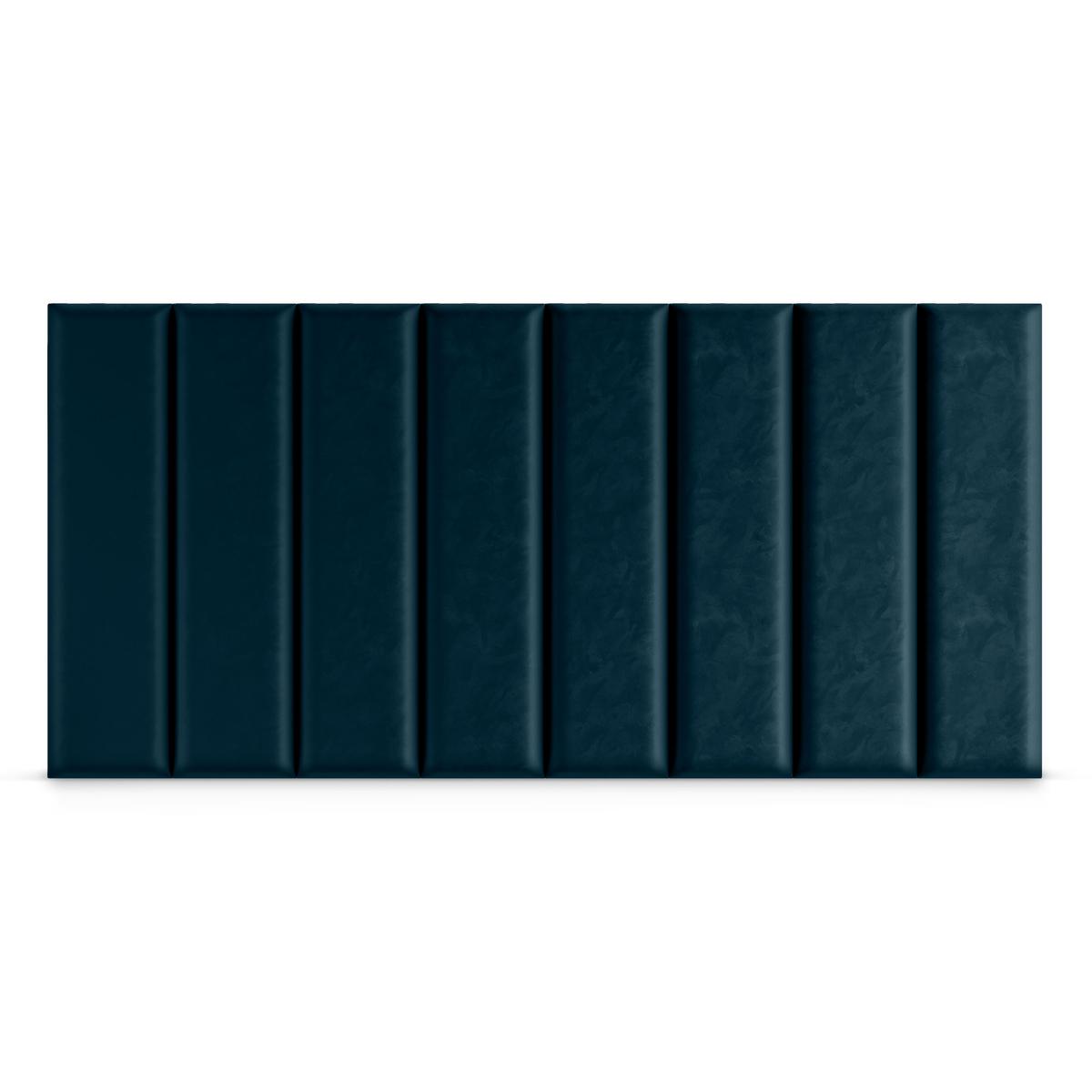 Panele tapicerowane 60x15 cm na ścianę prostokąt granatowy nr. 4