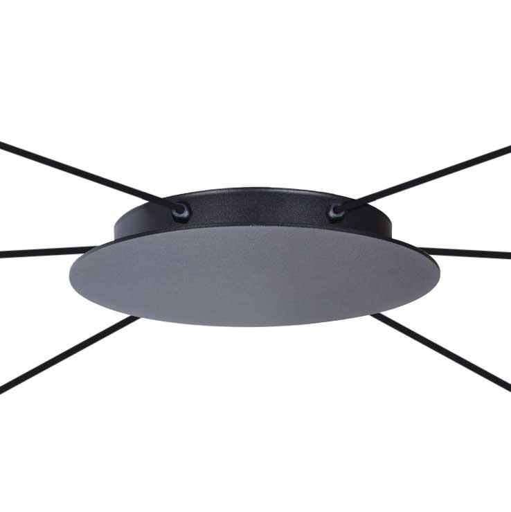 Lampa wisząca K-4893 VIGO 400x200x18 cm do salonu lub pokoju czarny/patyna nr. 2