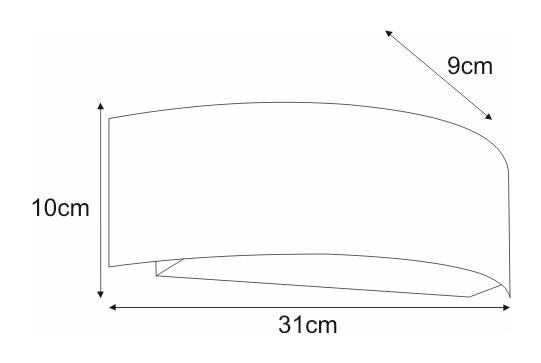 Kinkiet K-LP122B CALGARY 31x10x9 cm do ogrodu chrom nr. 2