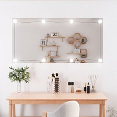 Lustro ścienne z LED, 50x100 cm, szklane, prostokątne - Miniaturka zdjęcia nr 2