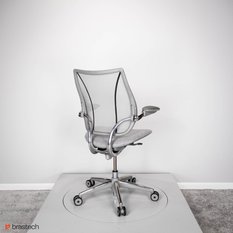 Fotel biurowy Humanscale Liberty – ergonomiczny, siatkowe oparcie, tapicerowane siedzisko, automatyczny mechanizm samoważący - Miniaturka zdjęcia nr 4