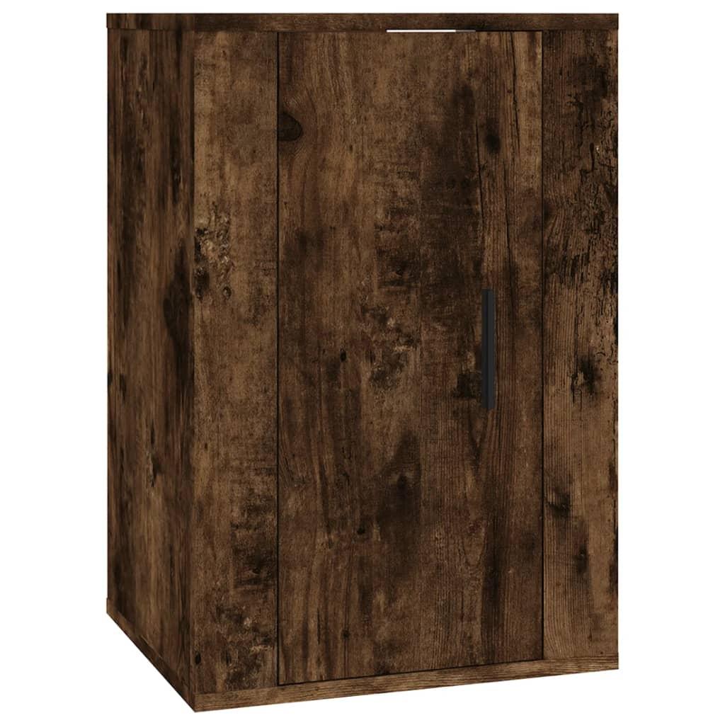 Zestaw szafek RTV 57x34,5x40 cm stojące 3-częściowe przydymiony dąb do salonu nr. 5