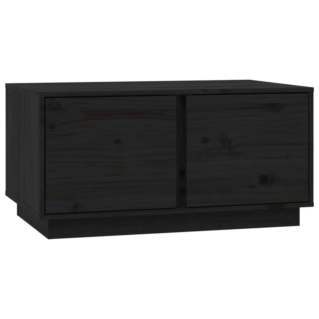Stolik kawowy 80x50x40 cm z pojemnymi szufladami z litego drewna sosnowego do salonu nr. 4