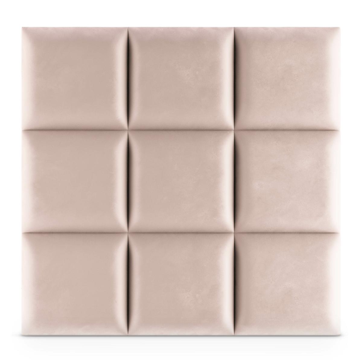 Panele tapicerowane 30x30 na ścianę magic velvet pudrowy róż nr. 4
