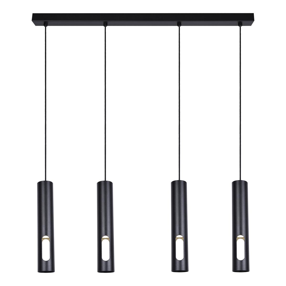 Lampa wisząca K-4867 ENOLA 80x100x100 cm do salonu lub pokoju czarny