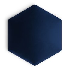 Panele tapicerowane 35x40 hexagon magic velvet granatowy - Miniaturka zdjęcia nr 2