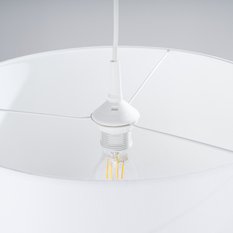 Lampa wisząca NOVA 40 biała 88x40x40cm nowoczesna E27 do salonu - Miniaturka zdjęcia nr 7