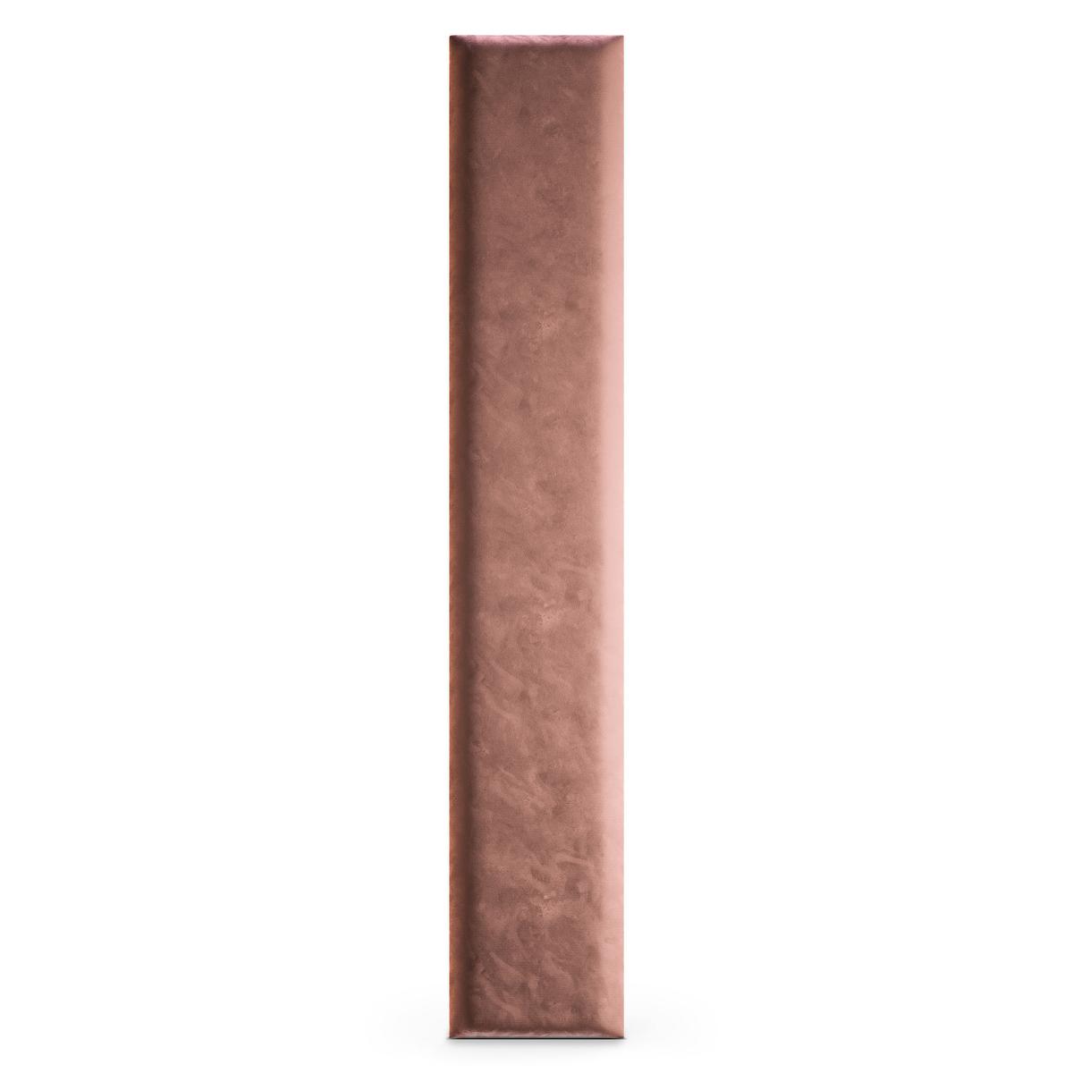 Panele tapicerowane 100x20 cm na ścianę magic velvet brudny róż nr. 2