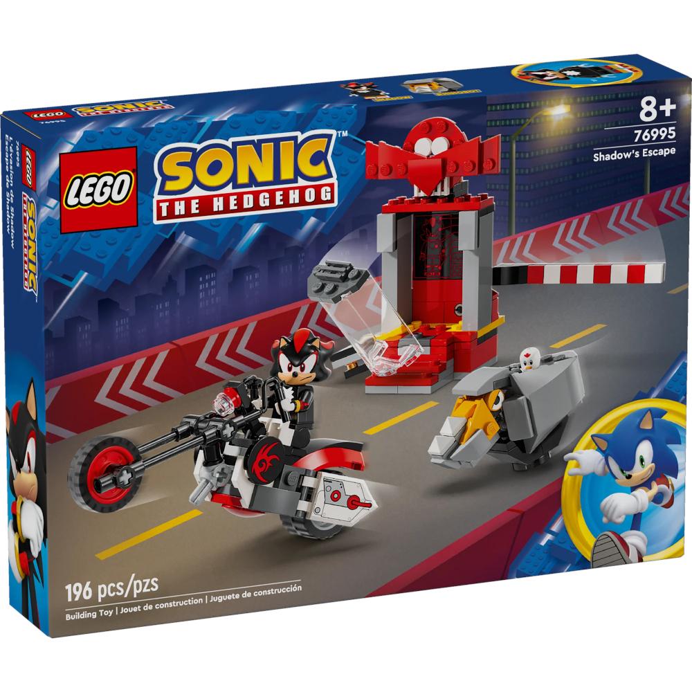 LEGO SONIC THE HEDGEHOG ZESTAW KLOCKÓW SHADOW THE HEDGEHOG - UCIECZKA 76995