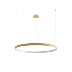 Żyrandol RIO 110 złoty LED 150x110x110cm nowoczesna lampa wisząca LED do salonu - Miniaturka zdjęcia nr 1