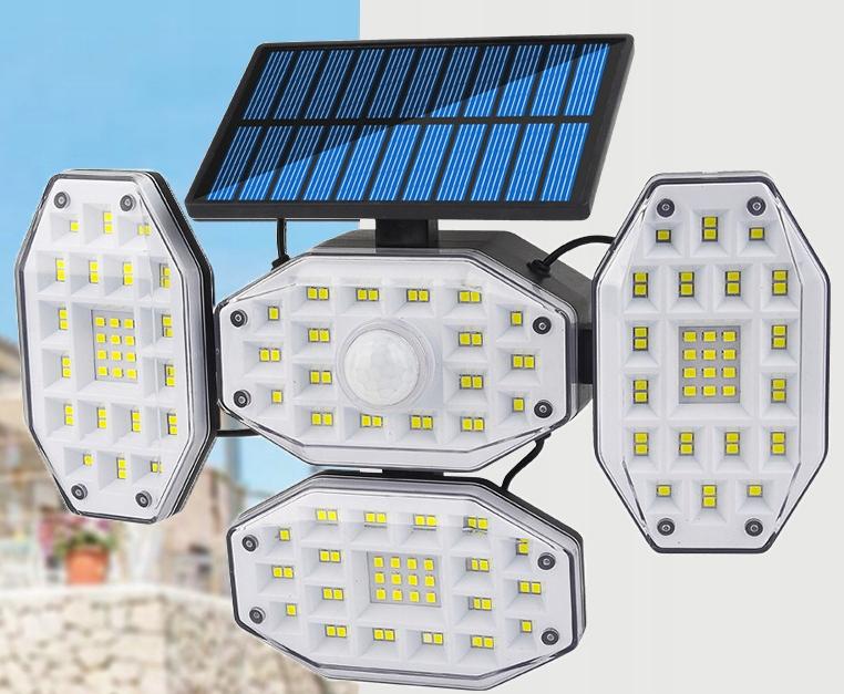 Lampa solarna LED słupek czujnik ruchu i zmierzchu  nr. 2