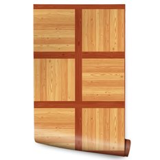 Tapeta Do Biura KWADRATY Deski Drewno Abstrakcja  - Miniaturka zdjęcia nr 1