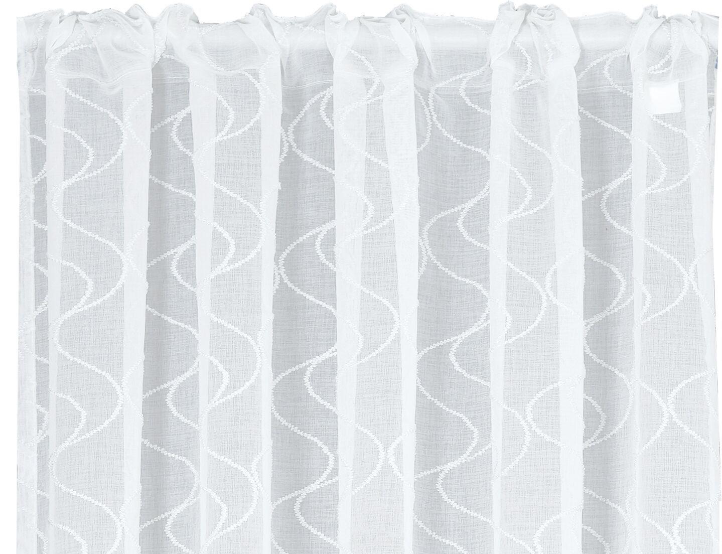 Firana SILVER CHIC 140x270 na taśmie