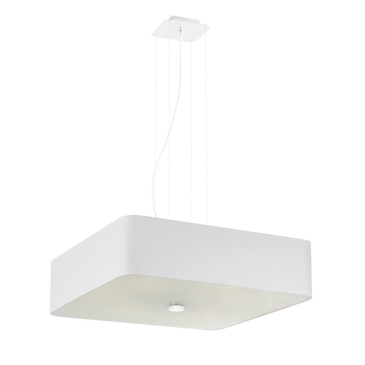 Żyrandol LOKKO 105x55x55cm biała nowoczesna lampa wisząca E27 do salonu