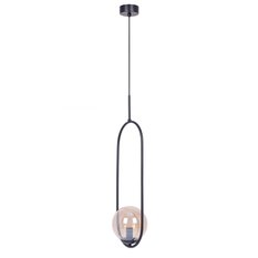 Lampa wisząca K-5120 VENTA 18.5x100x14 cm do salonu lub pokoju bursztynowy/czarny - Miniaturka zdjęcia nr 2