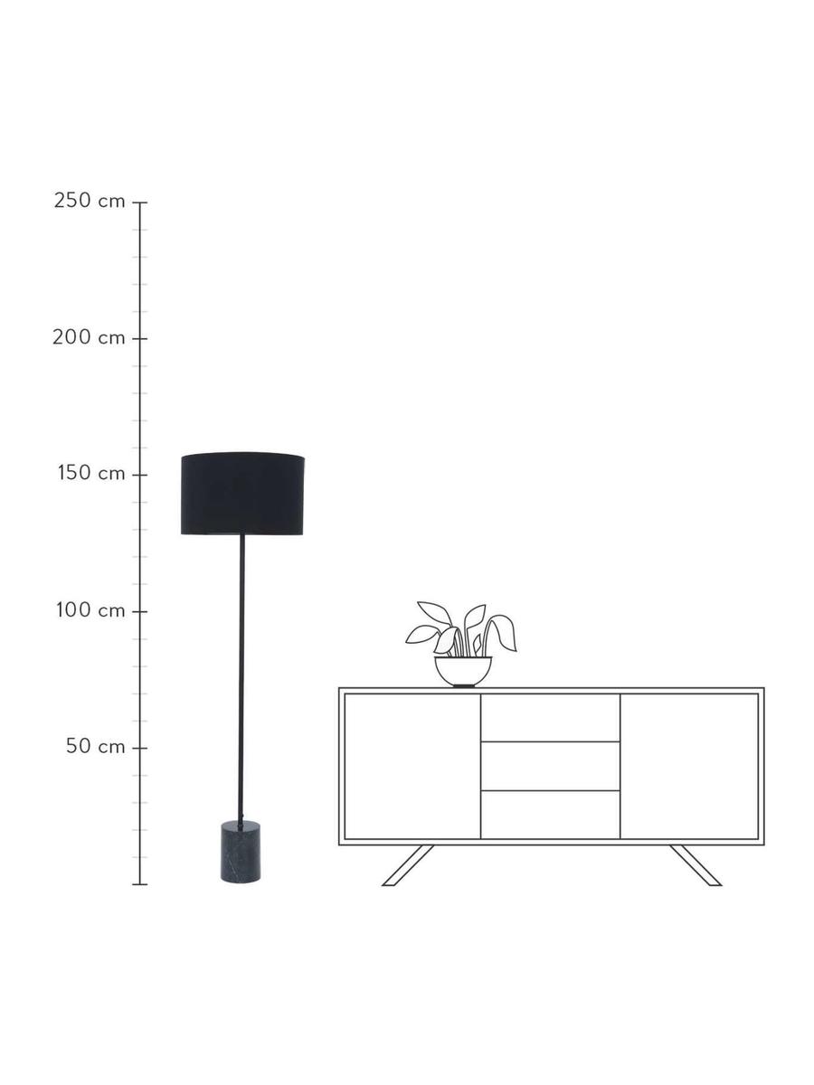 Lampa podłogowa z marmurową podstawą Cody nr. 7