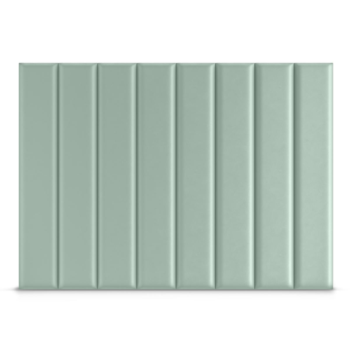 Panele tapicerowane 100x20 na ścianę wezgłowie miętowy nr. 4