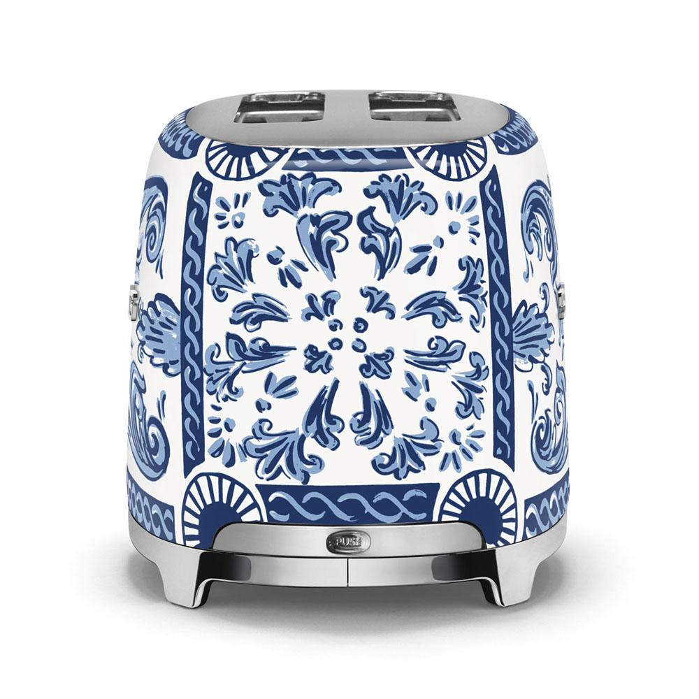 Toster SMEG 31x19,5x19,8 cm Dolce & Gabbana Blu Mediterraneo niebieski do kuchni nr. 2