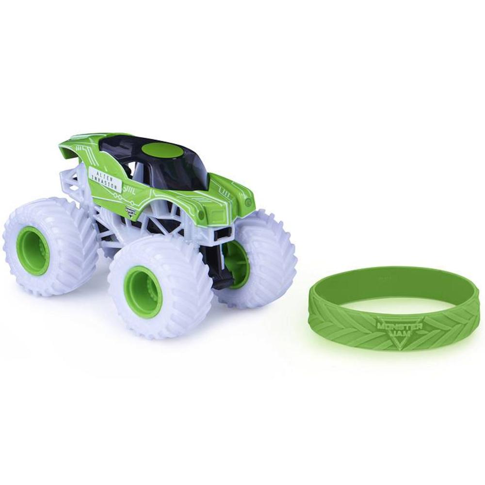 AUTO MONSTER JAM TRUCK + OPASKA ALIEN INVASION 1:64 nr. 2