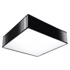 Plafon HORUS 35 czarny 11x35x35cm nowoczesna lampa E27 do salonu - Miniaturka zdjęcia nr 1