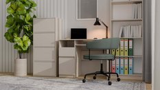 Komoda ALMA 119x50x40 cm do salonu biura kaszmir - Miniaturka zdjęcia nr 9