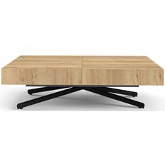 Stół 120x90x80 cm rozkładany Aurora X natural halifax oak do jadalni - Miniaturka zdjęcia nr 2