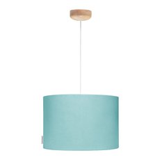 Lampa wisząca Velvet 35x35x23 cm do pokoju dziecka miętowy drewno białe - Miniaturka zdjęcia nr 3