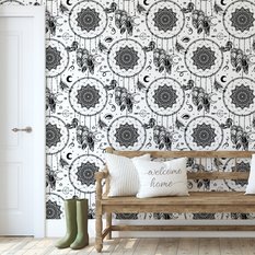 Tapeta W Rolce Łapacz Snów Styl BOHO Pióra Ozdoba  - Miniaturka zdjęcia nr 4