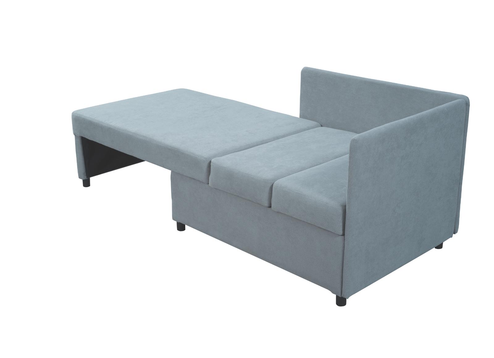 Fotel z funkcją spania  Viluś 106x75x80 cm narożnik jednoosobowy do pokoju przechowywania dla dzieci szary nr. 8