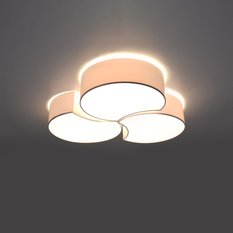 Plafon CIRCLE 3B biały 11.5x64.5x64.5cm E27 nowoczesna lampa do salonu - Miniaturka zdjęcia nr 3