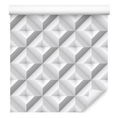 Tapeta Do Salonu Wzór Geometryczny ABSTRAKCJA 3D  - Miniaturka zdjęcia nr 4