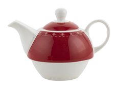 Filiżanka z dzbankiem zestaw Tea For One Rudolfo czerwony Renifer 400 ml - Miniaturka zdjęcia nr 4