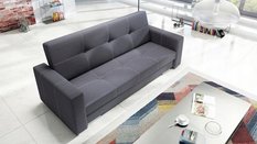 Wersalka Alexia 90x220x90 cm do salonu brązowa - Miniaturka zdjęcia nr 3