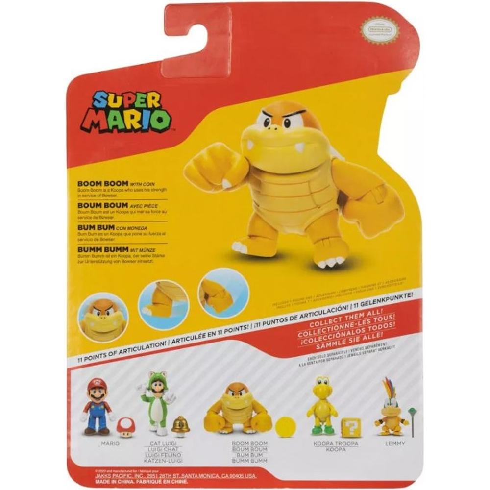 ORYGINALNA RUCHOMA FIGURKA BOOM BOOM + COIN SUPER MARIO JAKKS PACIFIC  nr. 6