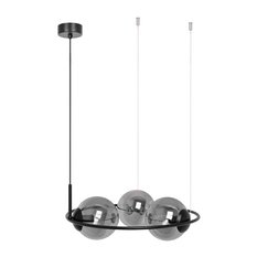 Lampa wisząca K-5114 DAVOS 50x100x50 cm do salonu lub pokoju grafitowy/czarny - Miniaturka zdjęcia nr 1