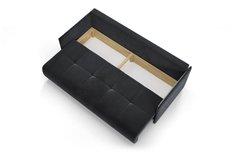 Kanapa Nessa 88x199x93 cm do salonu rozkładana inari czarny - Miniaturka zdjęcia nr 7