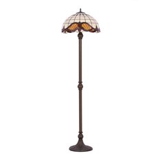 Lampa podłogowa K-F161122 WITRAŻ 40x144x26 cm do salonu lub pokoju wielokolorowy - Miniaturka zdjęcia nr 1