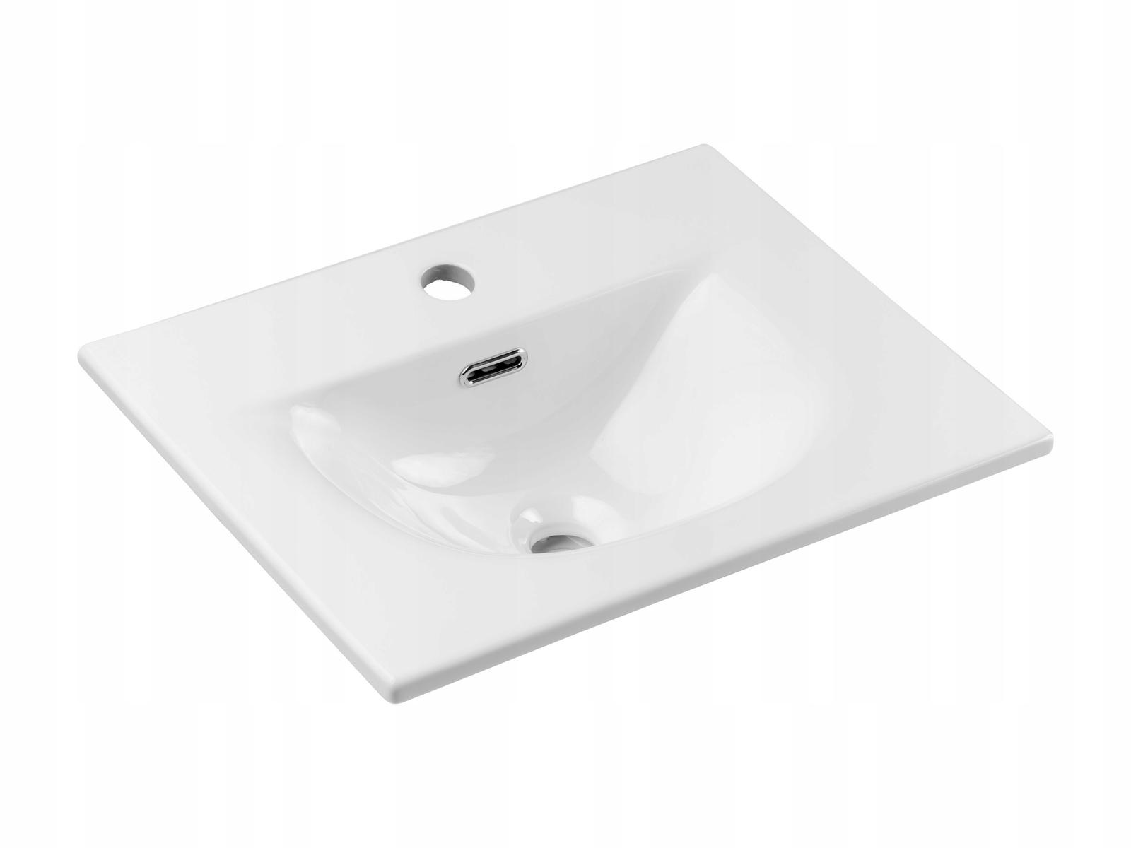 Szafka łazienkowa NOVA 50 cm z umywalką wisząca ryflowane szuflady kaszmir nr. 4