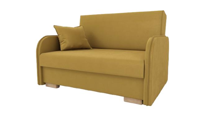 Sofa Gold 80x124x100 cm z funkcją spania do salonu rozkładana kronos miodowa