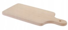 Deska do krojenia 16,5x1,7x36cm drewniana z rączką naturalny buk