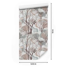 Tapeta Do Salonu Jesienne DRZEWA Las Natura Ozdoba 53x1000  - Miniaturka zdjęcia nr 2
