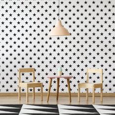 Tapeta Ścienna Gwiazdeczki Dekoracja Nowoczesna do Pokoju Dziecka 3D - Miniaturka zdjęcia nr 5
