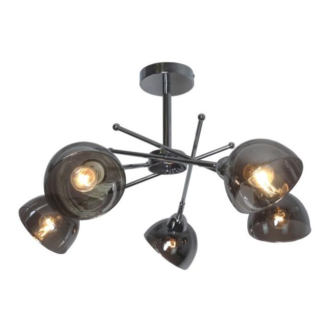 Lampa sufitowa K-JSL-1286/5-2 HORNET 63x37x63 cm do sypialni lub pokoju chrom nr. 1