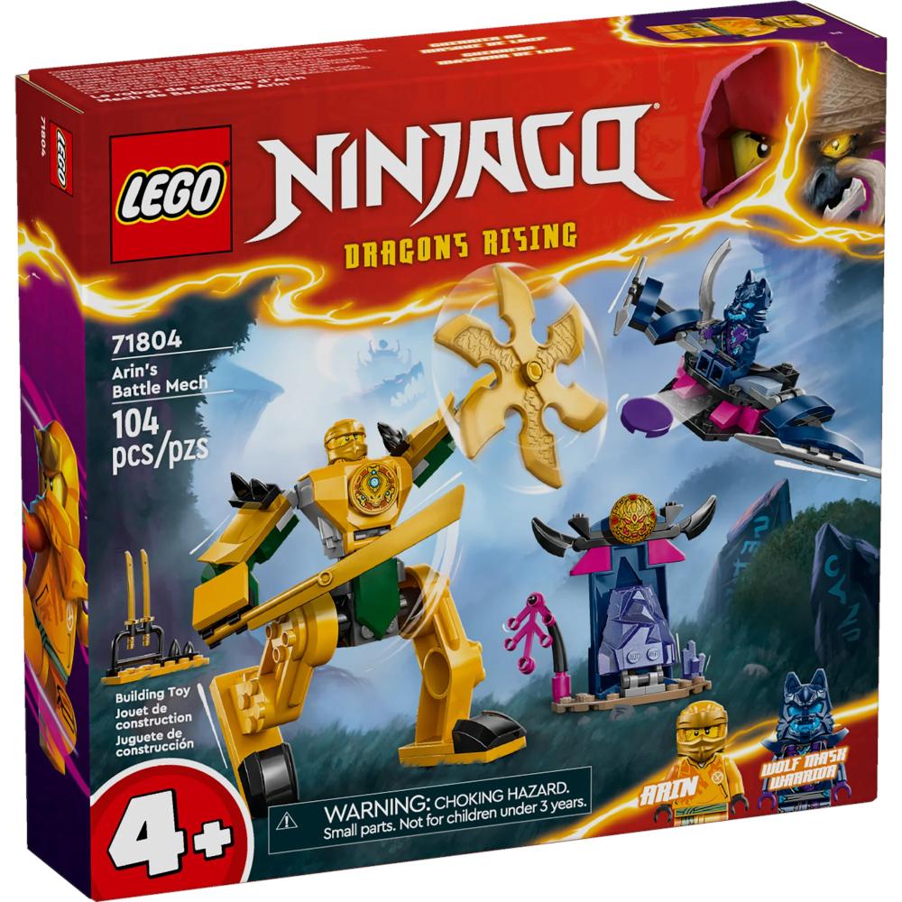 Zestaw klocków lego ninjago oryginalny mech bojowy arina 71804 dla dziecka