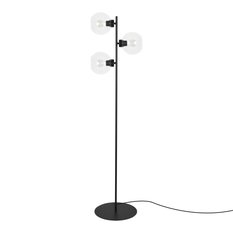 Lampa podłogowa K-4859 LAMBERT 40x164x164 cm do salonu lub pokoju czarny/przezroczysty - Miniaturka zdjęcia nr 1