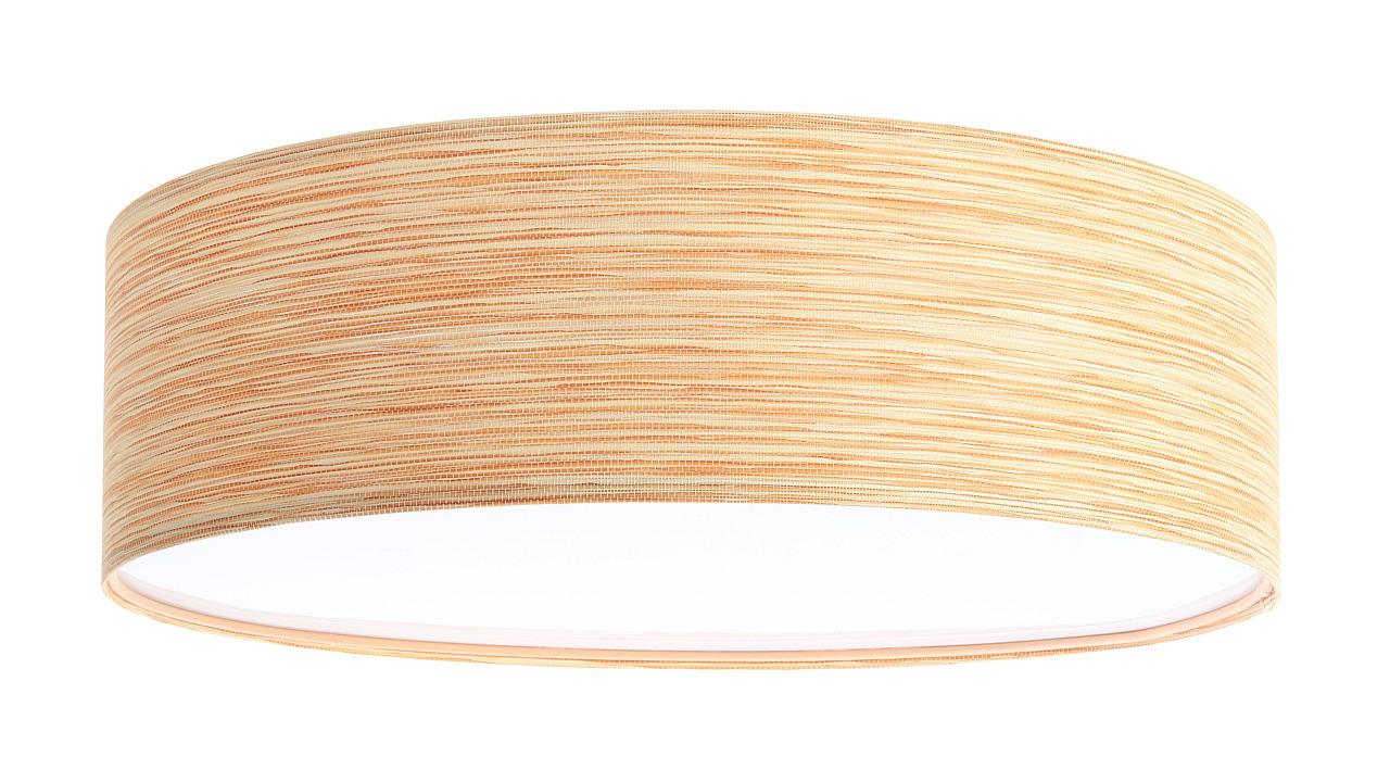 Plafon 40 cm słomkowa naturalna lampa sufitowa boho do sypialni beżowa