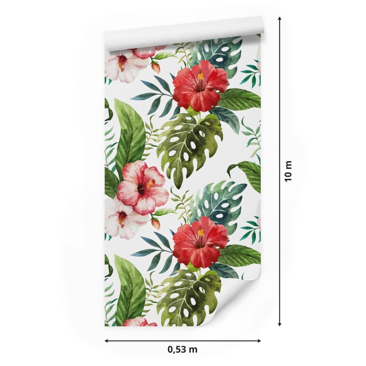 Tapeta W Rolce KWIATY Tropikalne Natura Dekoracja nr. 2