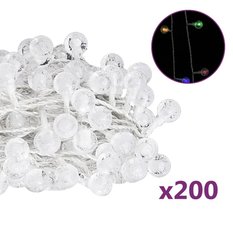 Lampki na choinkę 20 m 200 LED 8 funkcji światełka kolorowe na święta do salonu - Miniaturka zdjęcia nr 1