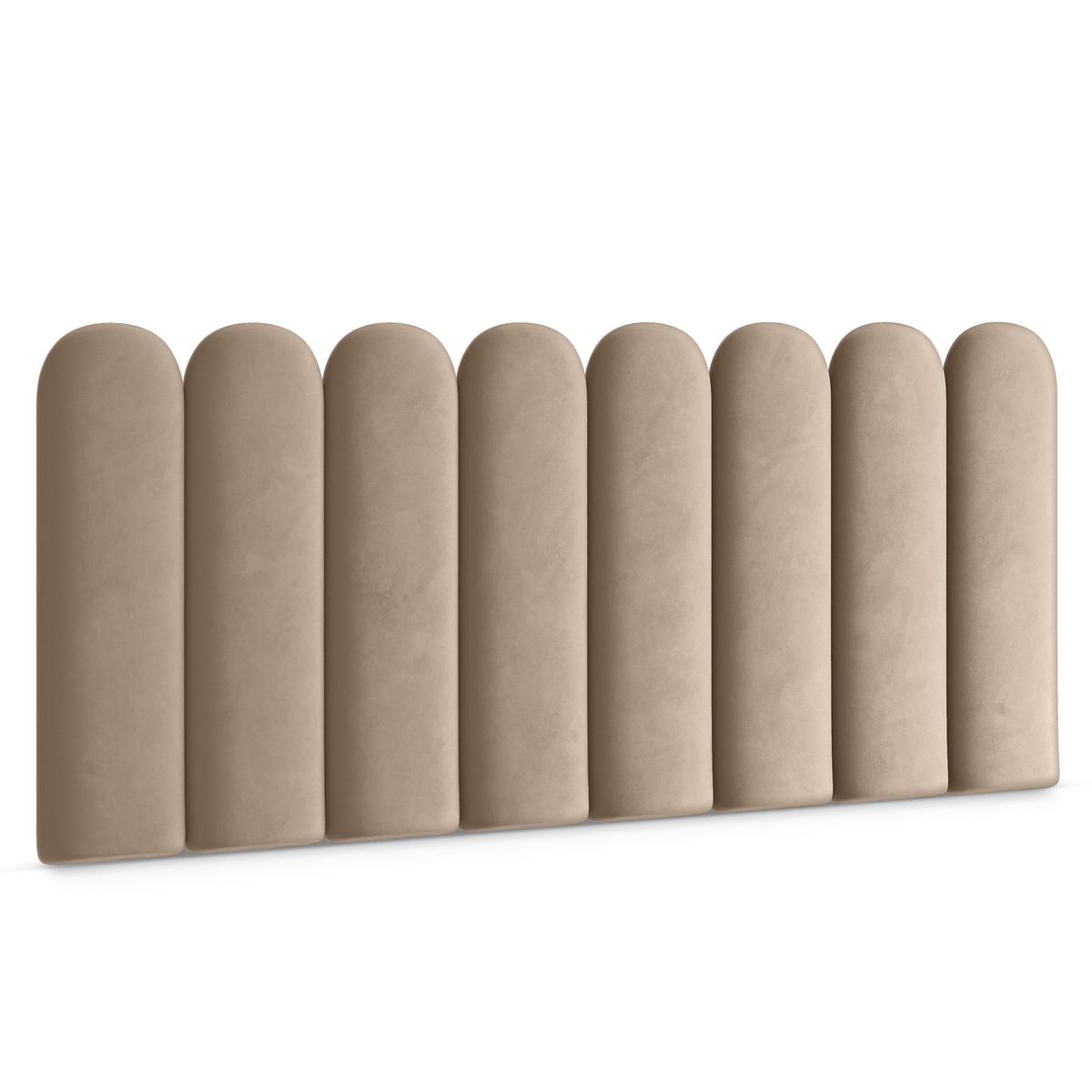 Panele tapicerowane 30x60 cm na ścianę płotek beżowy